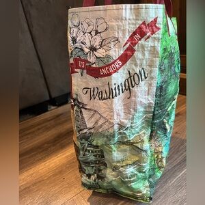 Trader Joes Washington State Evergreen State Shopping Reusable Grocery Bag